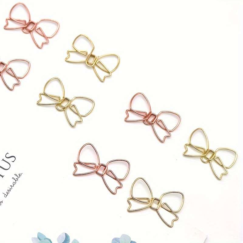 20-Pack Butterfly Paper Clip Bookmarks