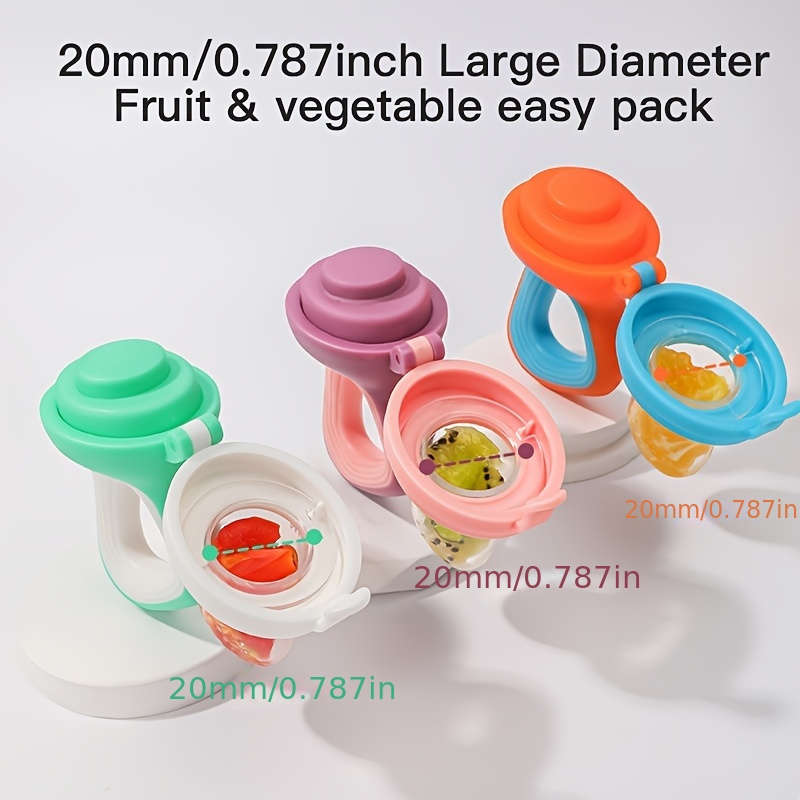 5-Piece Silicone Fruit Feeder Set For Kids
