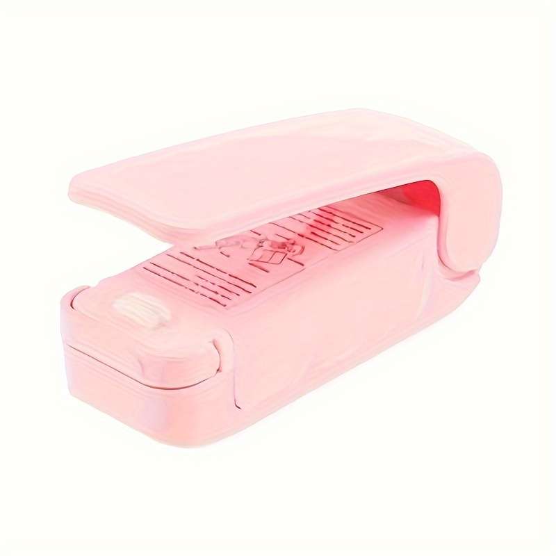 Portable vacuum food sealer, handheld heat sealer for plastic bags, small and easy to use, no need f