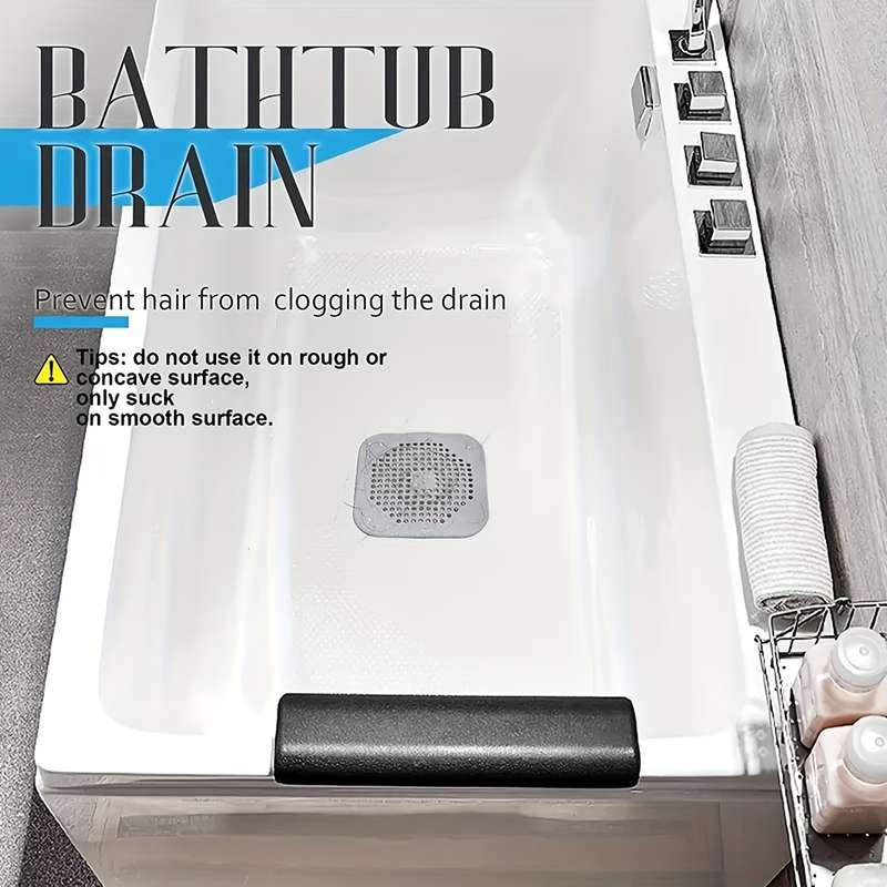 1 Pack Silicone Hair Catcher Drain Filter For Shower, Bathroom And Kitchen, Clog Preventer
