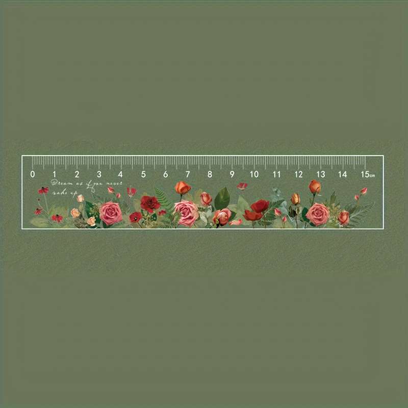 Clear Acrylic 15cm School Ruler