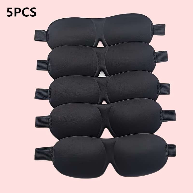 Sleep 3D Stereo Light-Shielding Eye Mask 5Pc