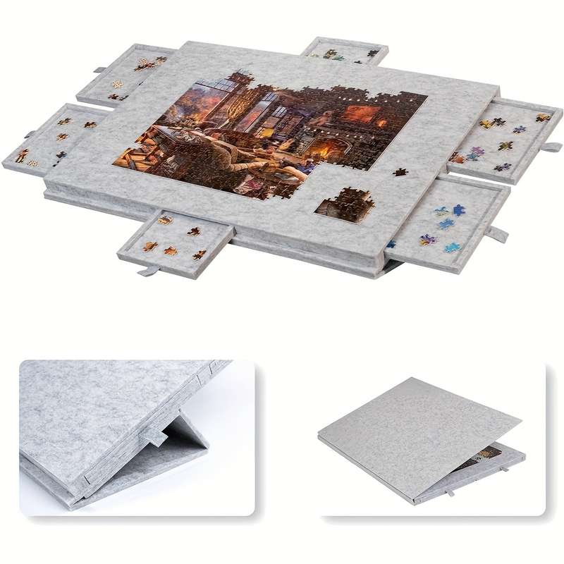 6 In 1 Jigsaw Puzzle Table