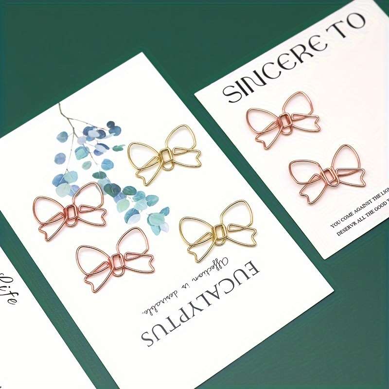20-Pack Butterfly Paper Clip Bookmarks