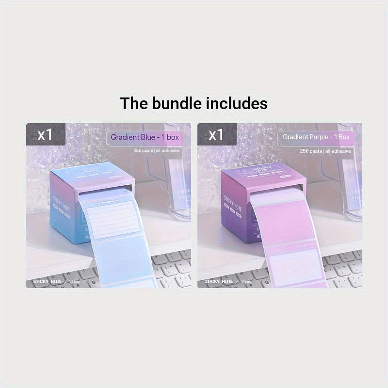 Box Of 256 Sticky Gradient Notes