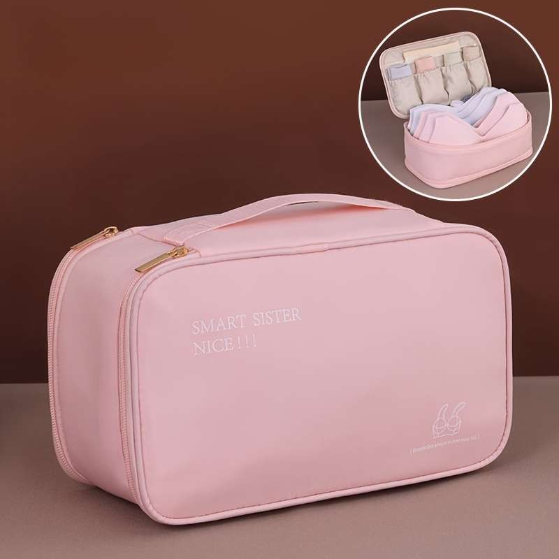 Spacious Beige Nylon Women's Travel Organizer