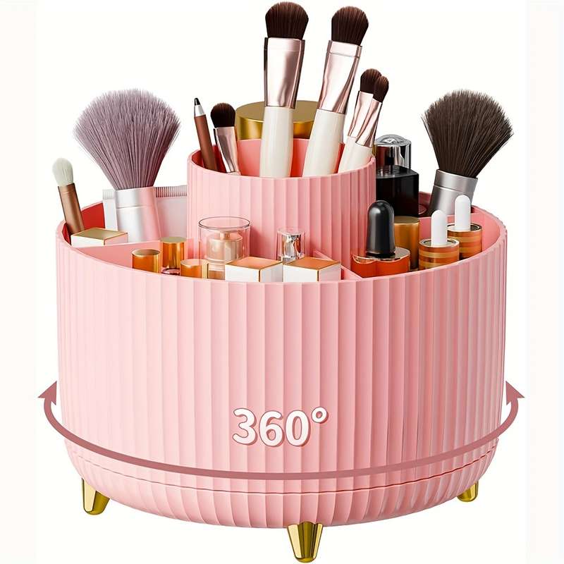 360 Rotating Desktop Organizer - 5 Slot Pen Holder