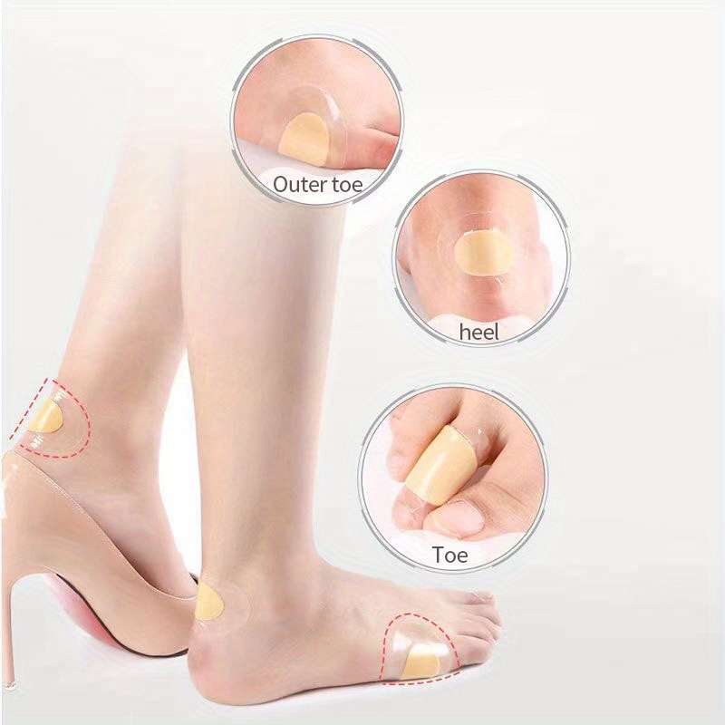 40pcs Professional Waterproof Heel Tape Stickers