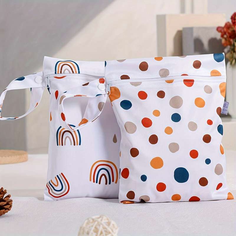 2 Waterproof Washable Storage Bags