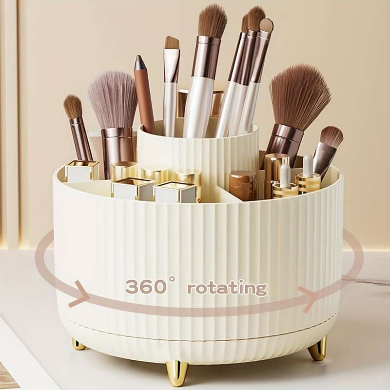 360 Rotating Desktop Organizer - 5 Slot Pen Holder