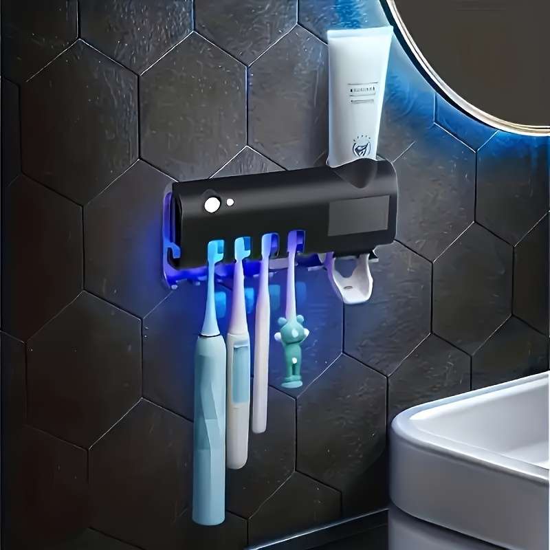 1 Piece Of Smart Uv Disinfection Toothbrush Holder
