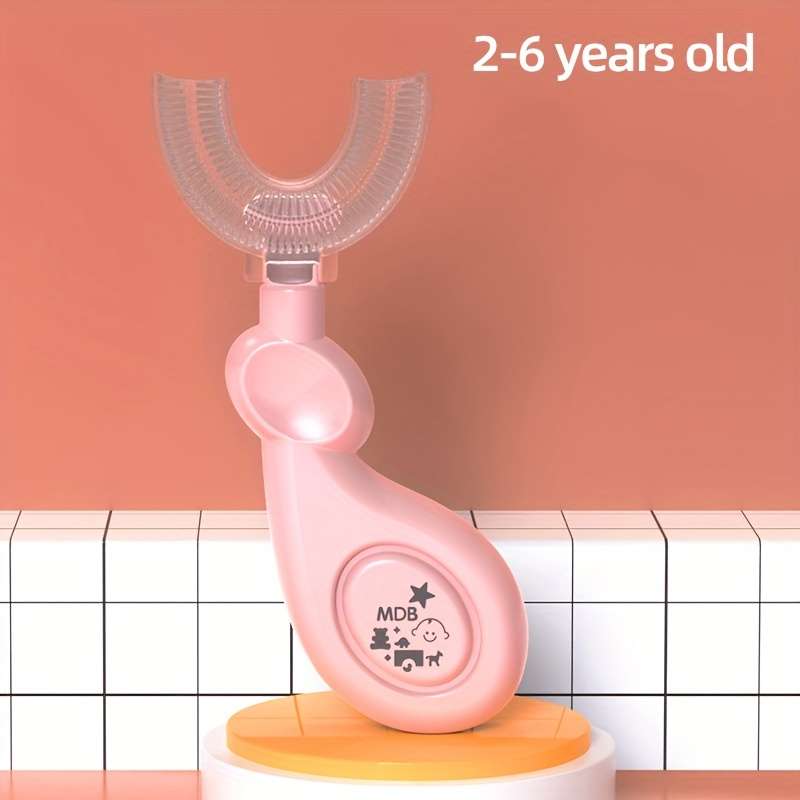 U-Shaped Silicone Cleaning Toothbrush