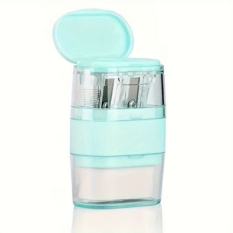 2-In-1 Mini Pencil Sharpener And Oval Eraser