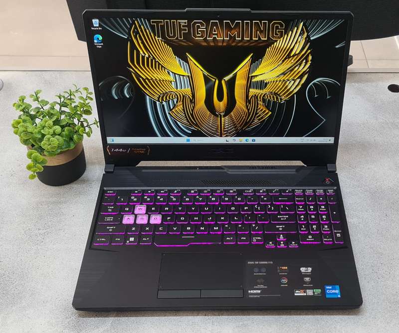 Beast Asus TUF Core i5 RTX 2050 12GB RAM 512GB Nvme SSD Gaming/Content Creation Laptop