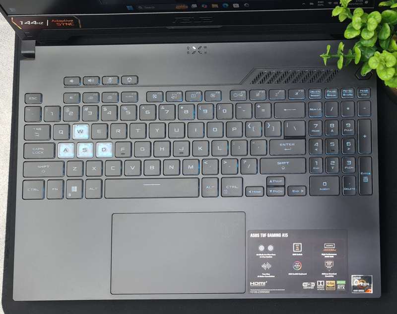 Asus Tuf A15 RTX 3070 140W Max Powered 8GB Ryzen 7 6800H 16GB DDR5 RAM 512GB Nvme Gaming Laptop