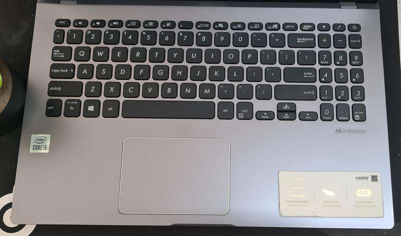 Asus Core i5 10th Gen 8gb Ram 1.5TB Storage SSD+HDD 15.6" Display
