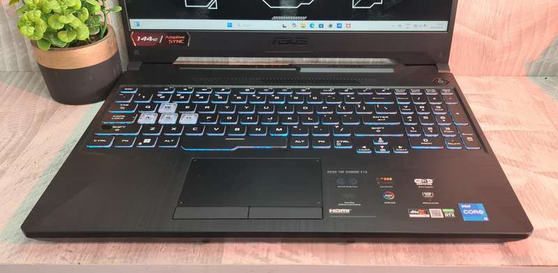 Asus Tuf F15 RTX 3060 6GB GDDR6 Core i5 11400H 16GB DDR4 RAM 512GB Nvme SSD Gaming Laptop