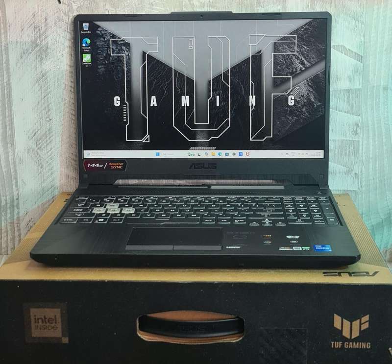 Asus Tuf F15 RTX 3060 6GB GDDR6 Core i5 11400H 16GB DDR4 RAM 512GB Nvme SSD Gaming Laptop
