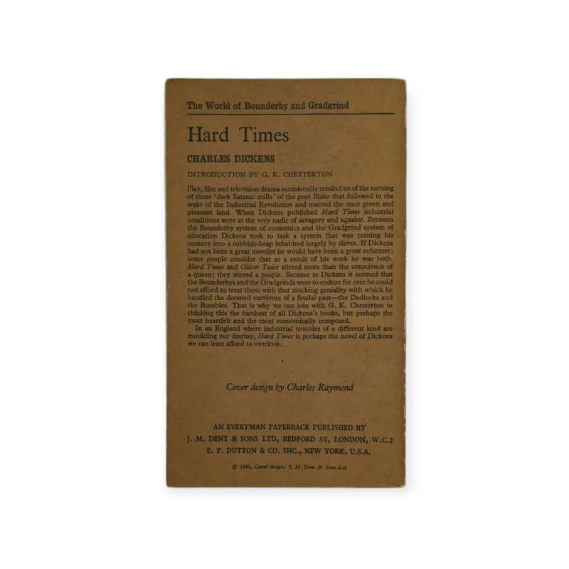 Hard times - Charles Dickens