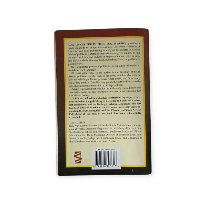 How to get published in South Africa: a guide for authors - Basil van Rooyen