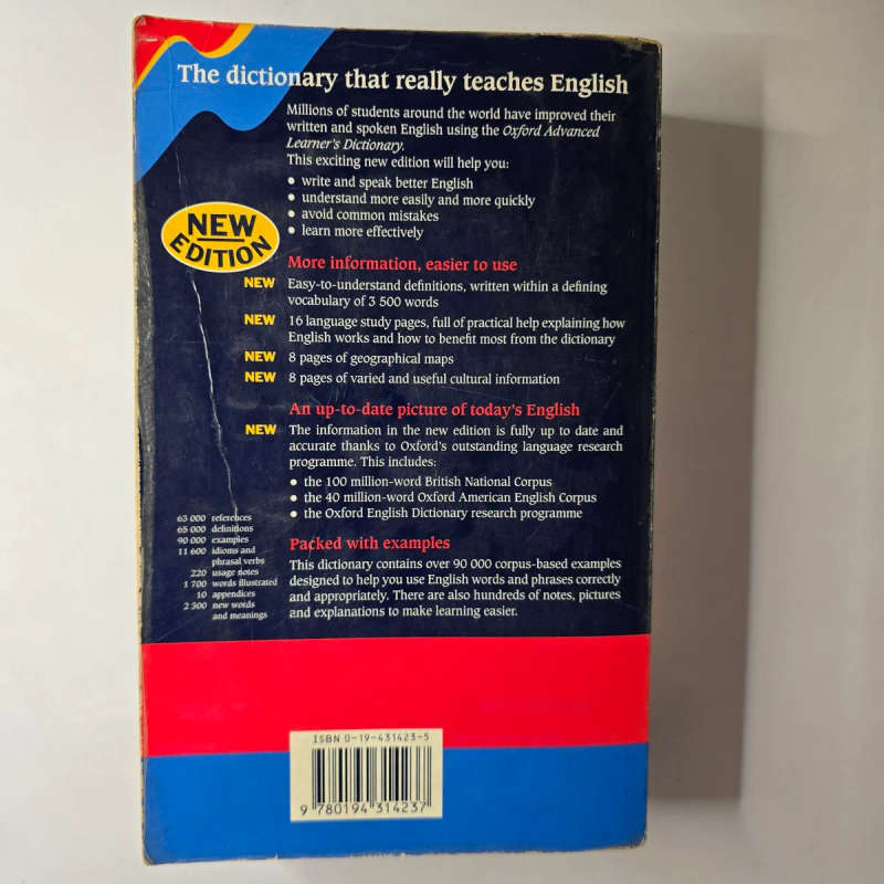 Oxford advanced learner's dictionary: International new students' edition