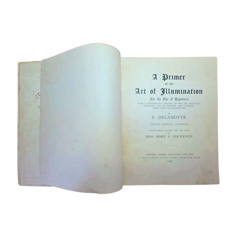 A Primer of the Art of Illumination - F. Delamotte (Antiquarian rare collector's book - 1925)