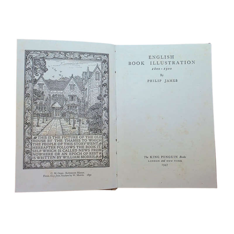 English Book Illustrations - Philip James (Rare vintage Illustrated - 1947)