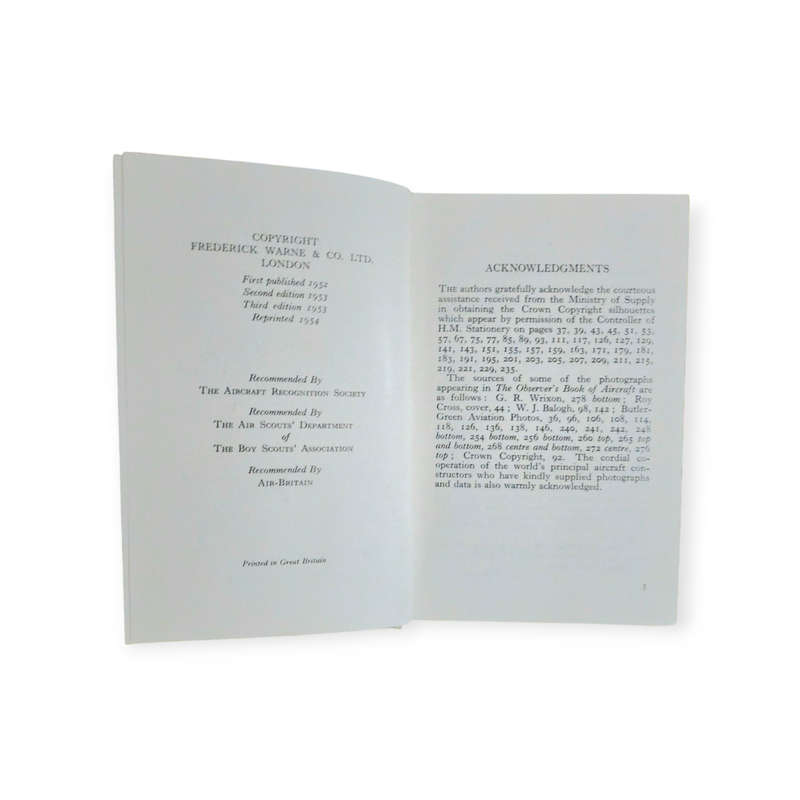 The Observer's book of aircraft