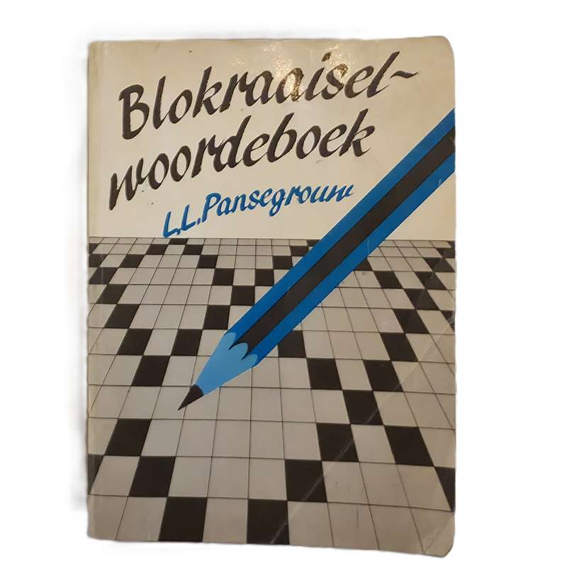 Blokraaisel Woordeboek  LL Pansegrouw 7de Uitgawe, 1986  Afrikaans