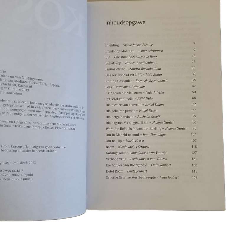 Kos Blik  Nicole Jaekel Strauss, 2013  Afrikaans