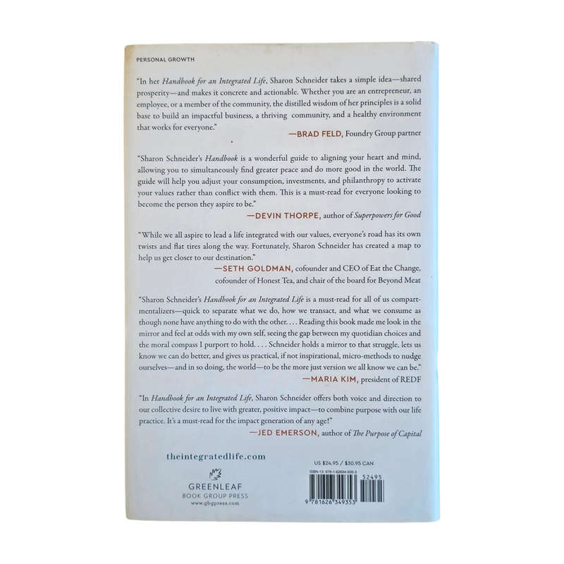 Handbook for an Integrated Life  - Sharon Schneider