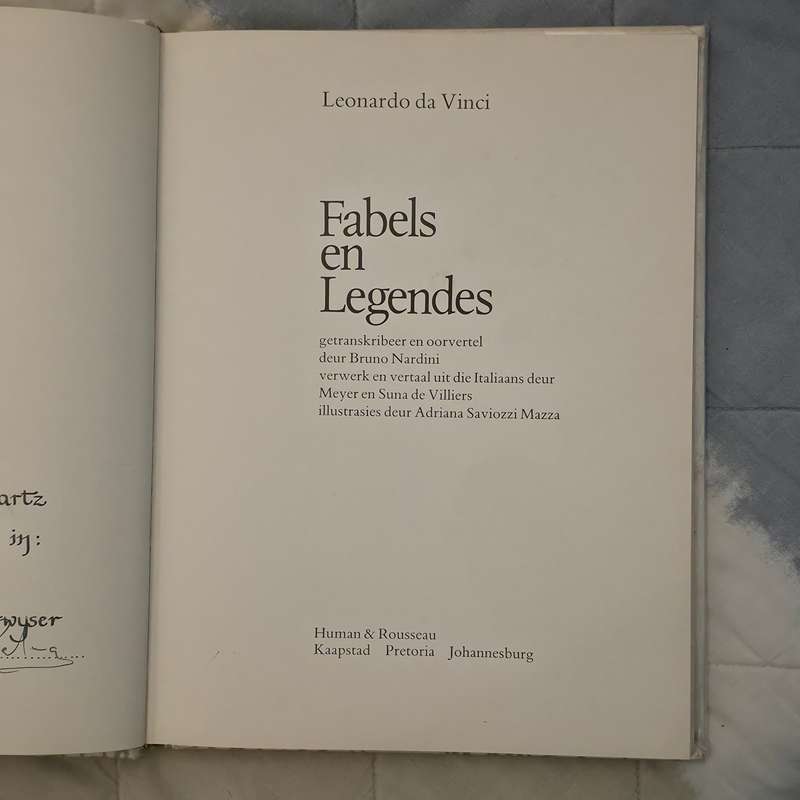 Fabels en Legendes - Leonardo da Vinci