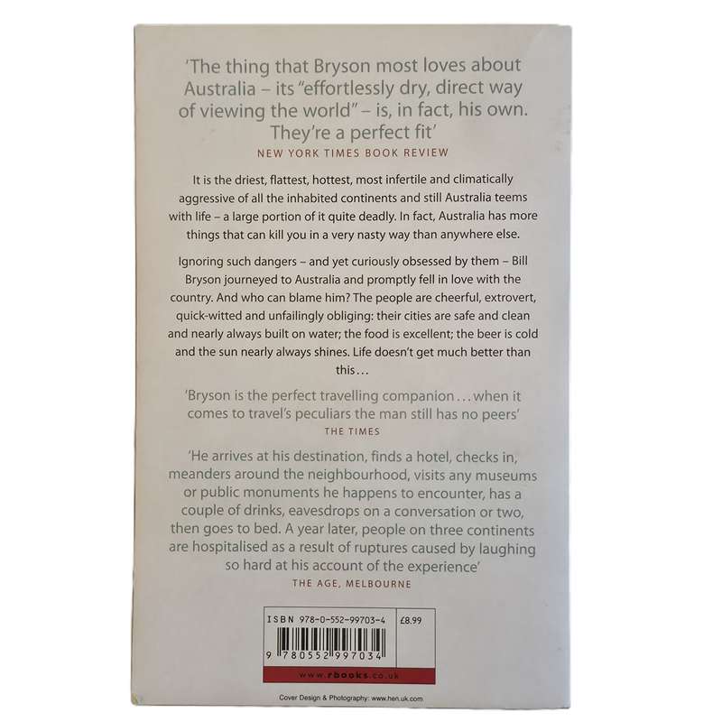 Down under  Bill Bryson