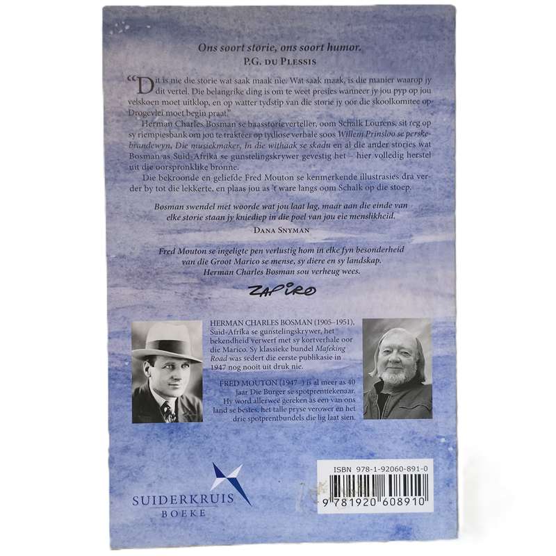 Mafikeng-Pad, kortverhale  Herman Charles Bosman, illustrasies deur Fred Mouton  Afrikaans