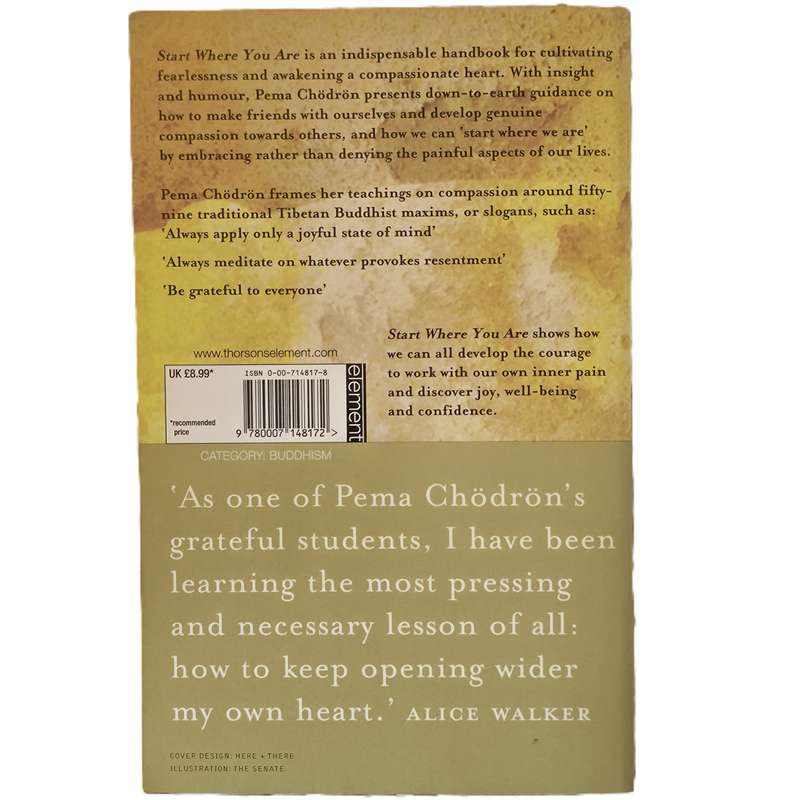 Start Where You Are - Pema Chödrön