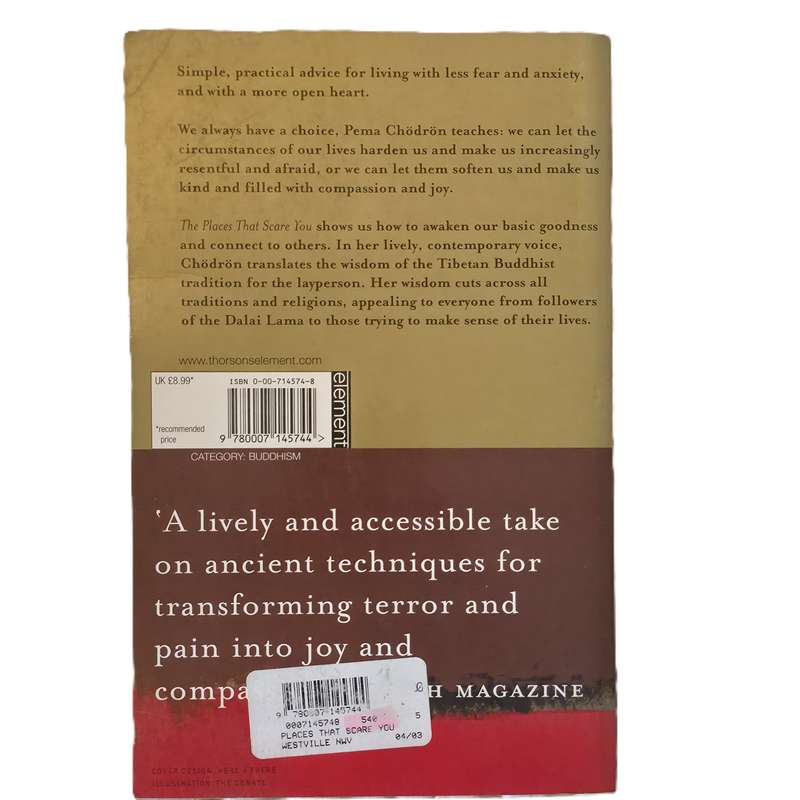 The Places That Scare You - Pema Chödrön