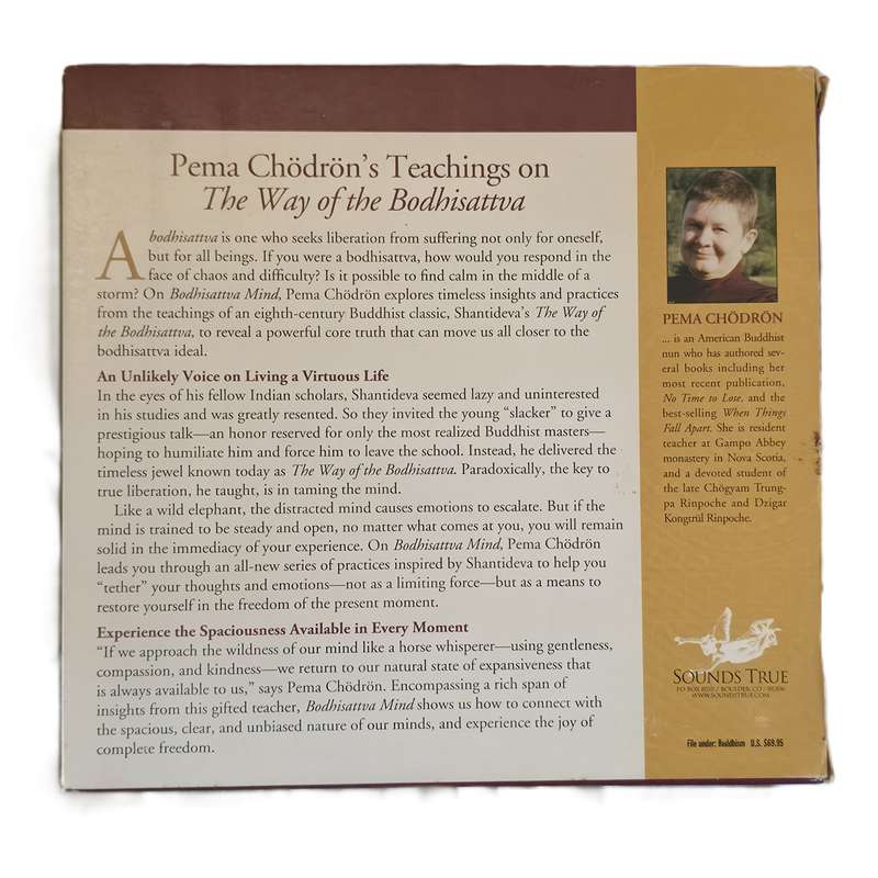 Bodhisattva Mind, the compact disc audiobook - Pema Chödrön (FREE SHIPPING)