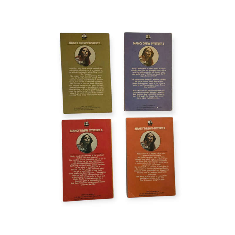 Nancy Drew Mysteries Valuepack Bundle - Carolyn Keene 4 Novels