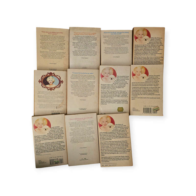 Barbara Cartland 1980s editions Valuepack Bundle 11 novels