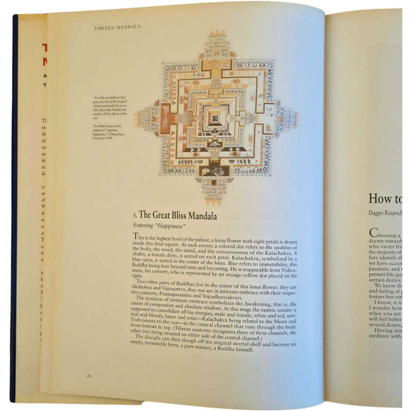 Tibetan Mandala: Art and Practice the Wheel of Time - Sylvie Crossman & Jean