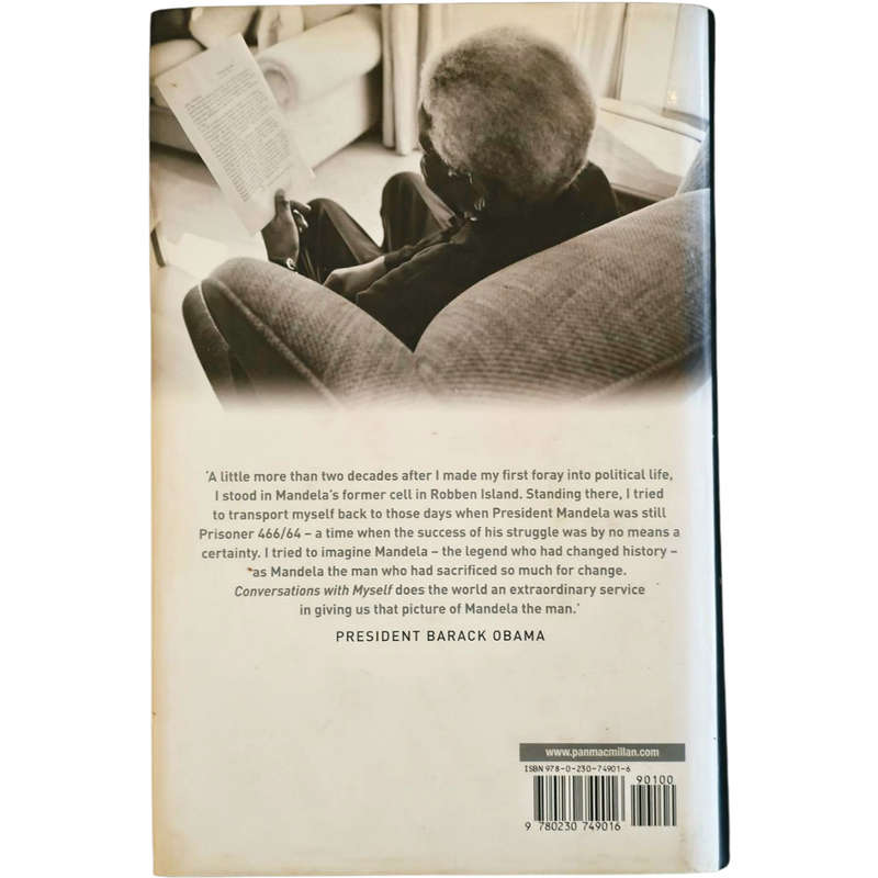Mandela: Conversations With Myself  Nelson Mandela & Barack Obama (Foreword) (Hardcover - As New)