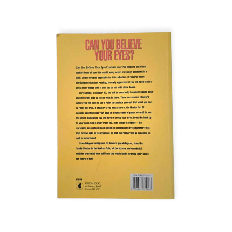 Can you believe your eyes? - Harold E Yuker etc al.