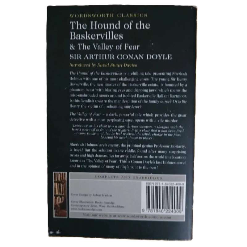 The Hound of Baskervilles & The valley of fear: 2 books in 1 - Sir Arthur Conan Doyle (2 Sherlock Ho