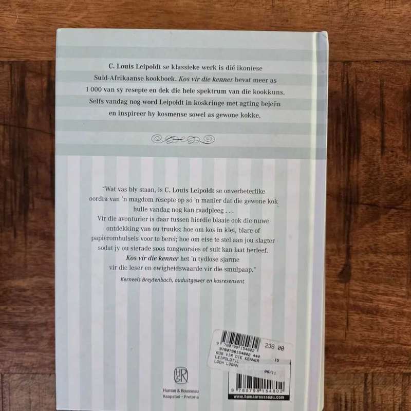 Kos vir die kenner  C Louis Leipoldt
