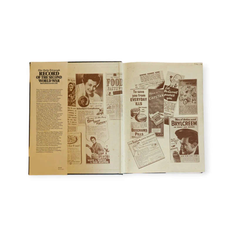 The Daily Telegraph Record of the Second World War Month by month from 1939 to 1945 (Free Shipping)