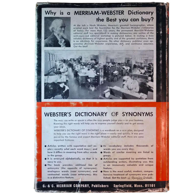 Webster's Dictionary of Synonyms