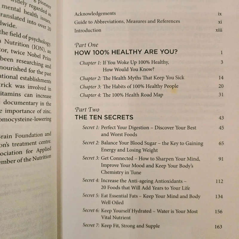 The 10 secrets of 100% healthy people - Patrick Holford