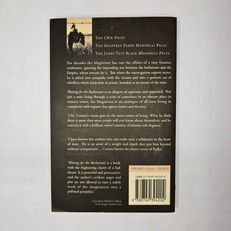 Waiting for the Barbarians - J. M. Coetzee