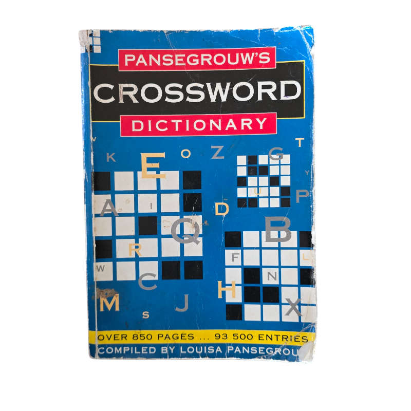 Pansegrouws Crossword Dictionary (1999 edition) - Louisa Pansegrouw