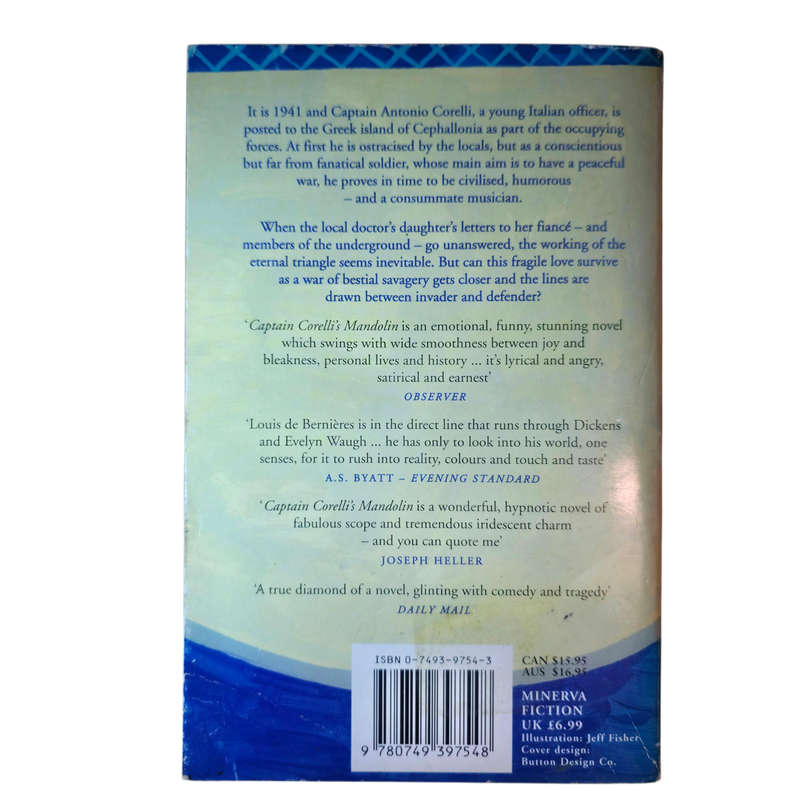 Captain Corelli's Mandolin - Louis de Bernières